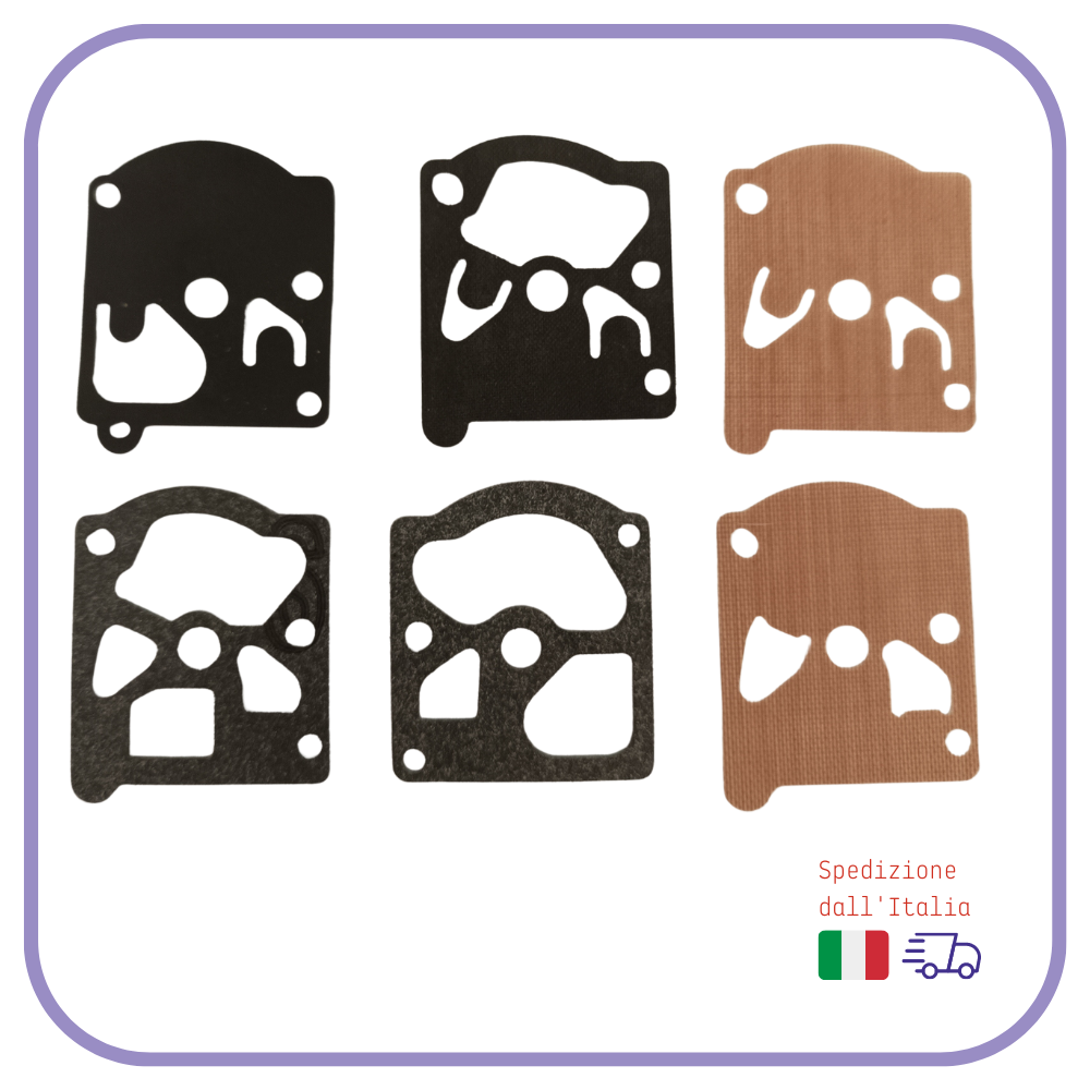 Walbro D10-WAT wt Membrane and Gasket Kit – for Chainsaws, Brush Cutters, and Hedge Trimmers