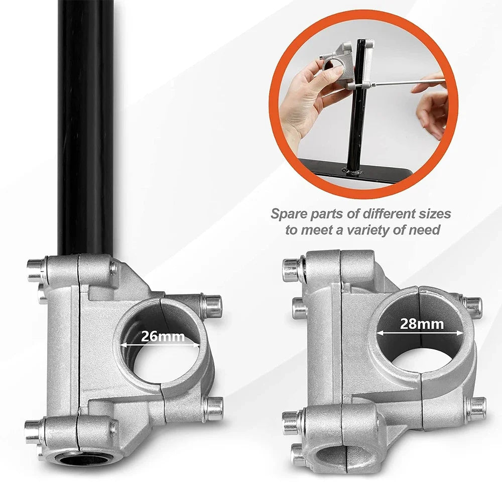 Supporto asta in Alluminio 26 / 28 mm per Decespugliatore Universale