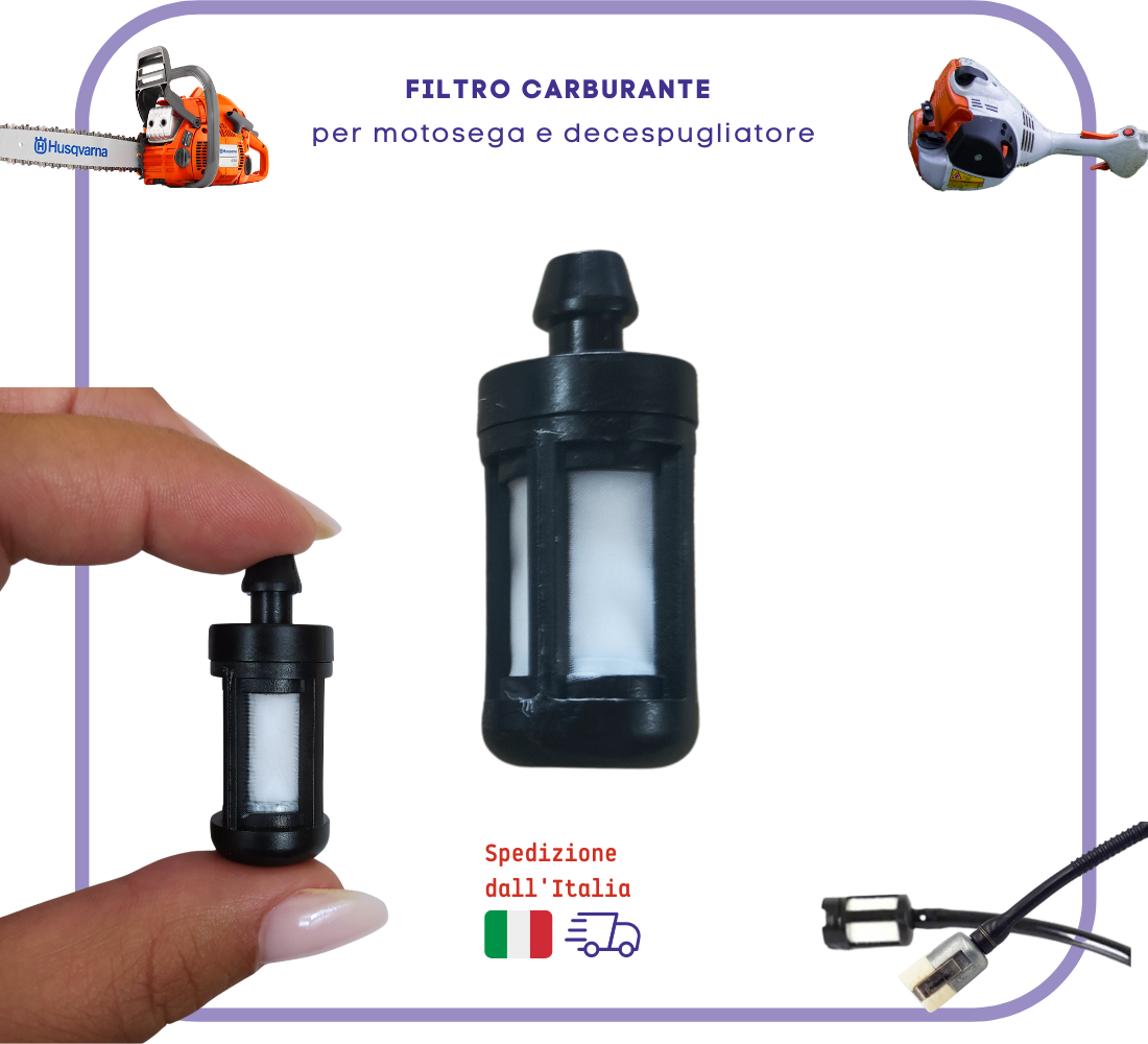 FILTRO benzina CARBURANTE serbatoio per motosega e decespugliatore STIHL sthil