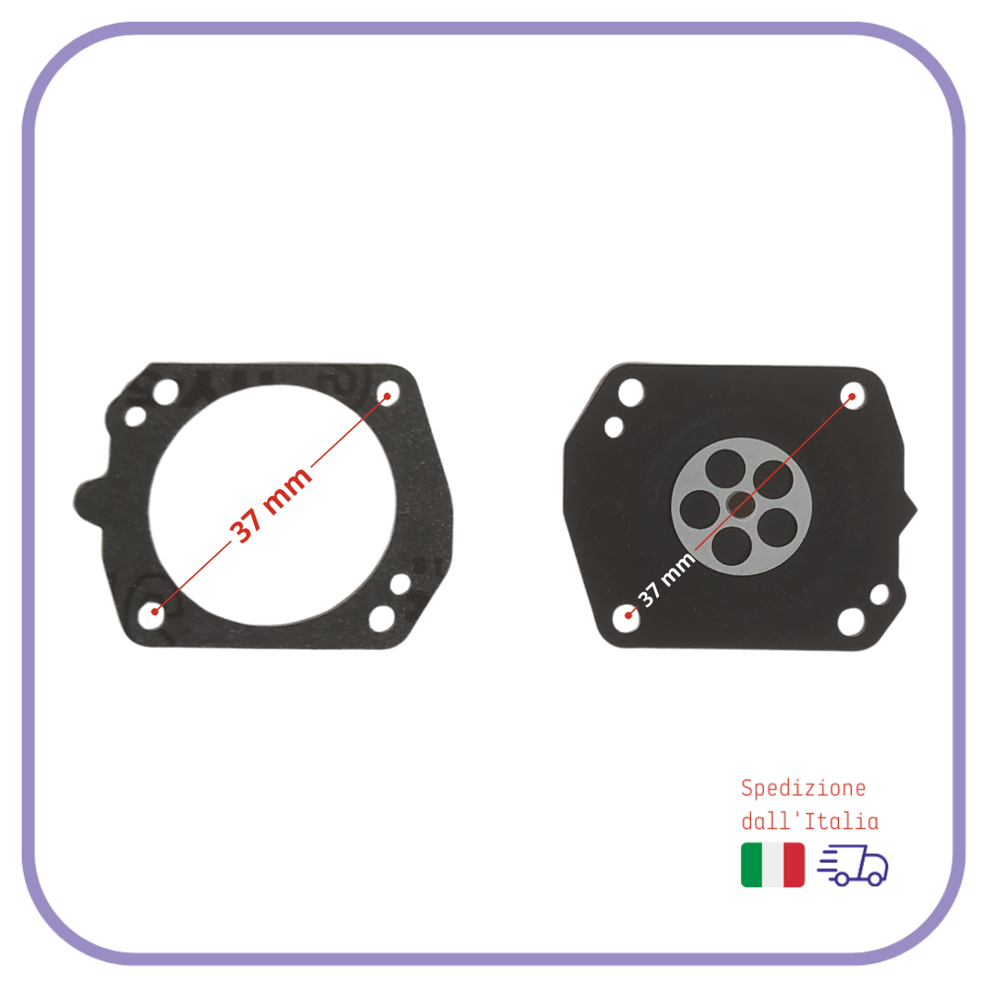 KIT MEMBRANE guarnizione per carburatore K10 HD walbro MOTOSEGA Husqvarna Stihl