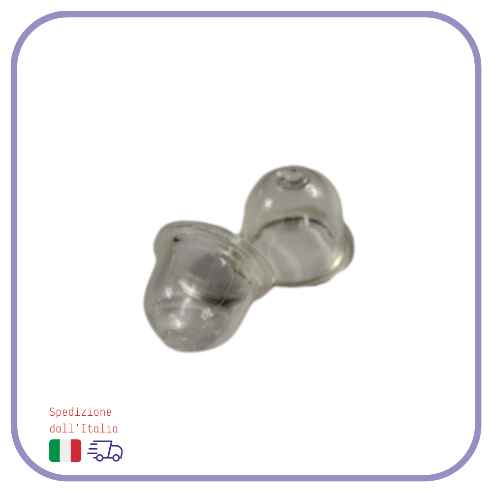POMPETTA BENZINA DECESPUGLIATORE TAGLIAERBA PRIMER 16 X 22 X19 CARBURATORE 2 PZ