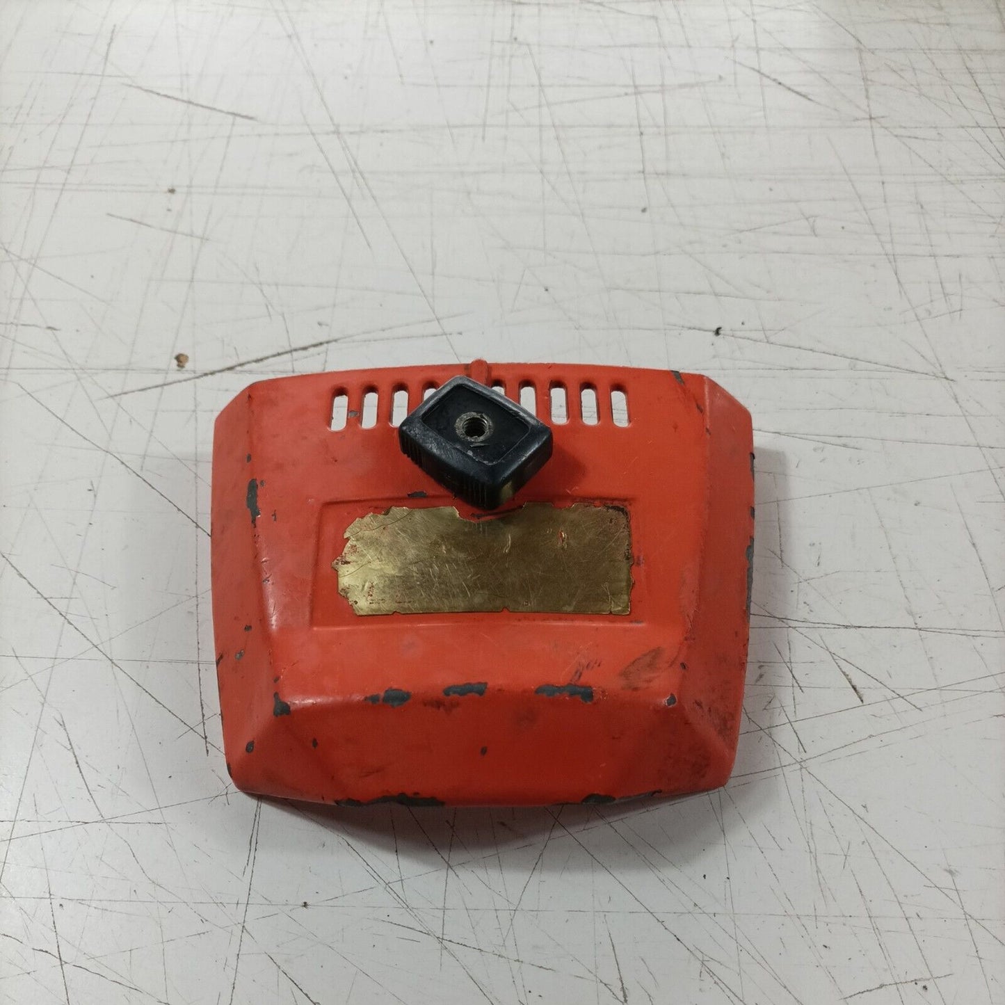 MOTOSEGA CASTOR C70 ALPINA A70 COPERCHIO FILTRO DELL'ARIA ARANCIONE ORIGINALE