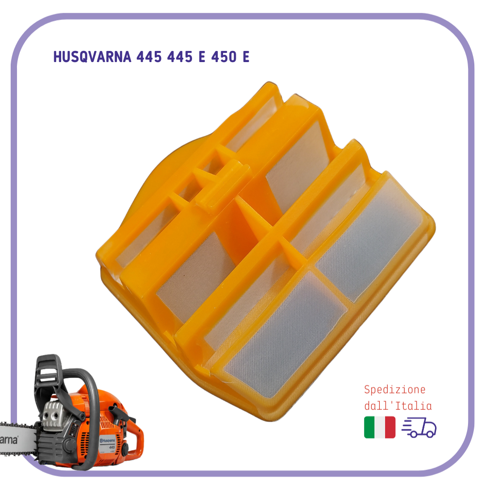 kit ricambi motosega husqvarna 445 445E 450 E filtro dell' aria per carburatore