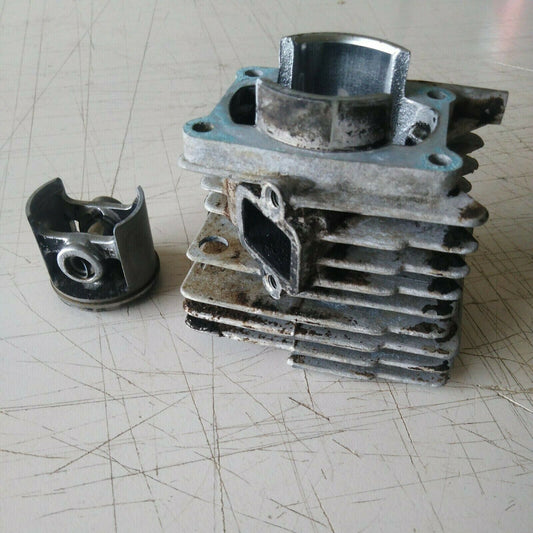 CILINDRO E PISTONE PER MOTOSEGA ALPINA CASTOR P34 TR350 PR350 d 38 ricambi usati
