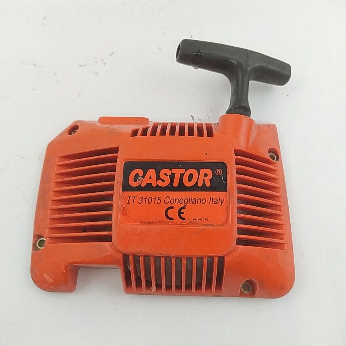 motosega CASTOR ALPINA 450 ricambio COPERCHIO di AVVIAMENTO trascinatore Usato