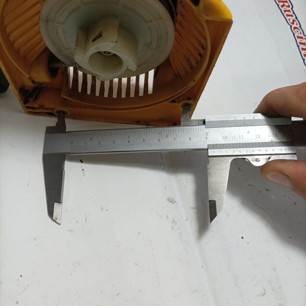 motosega ALPINA P- 400 COPERCHIO kit avviamento Autoavvolgente Ricambio Usato