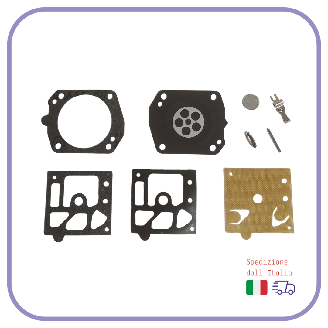 KIT MEMBRANE guarnizione per carburatore K10 HD walbro MOTOSEGA Husqvarna Stihl