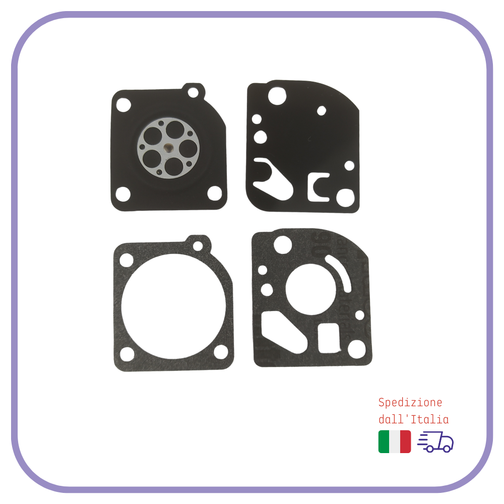 KIT MEMBRANE e guarnizione per carburatore Zama GND 41 decespugliatore efco echo