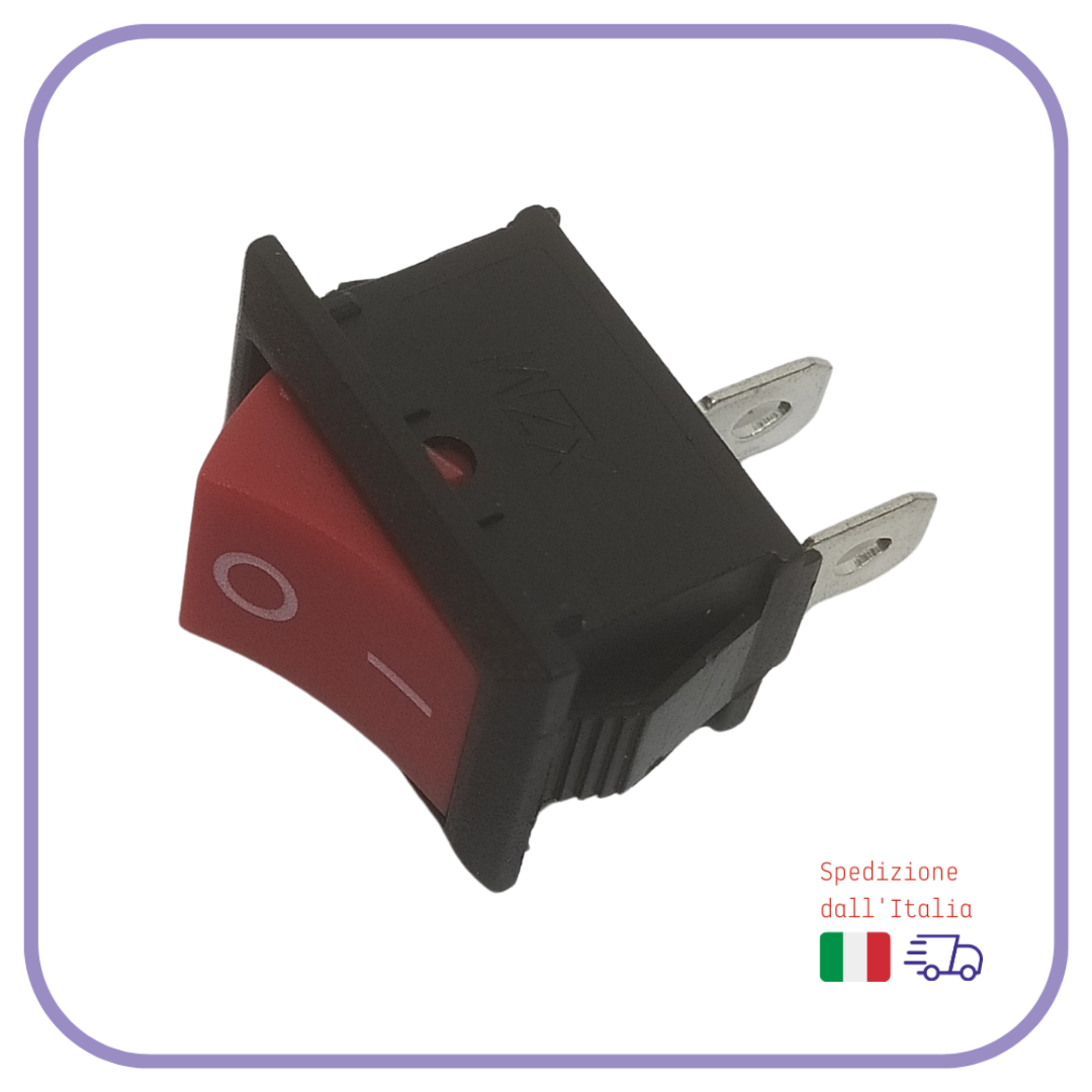 interruttore on off a pulsante per accensione motosega decespugliatore ricambio