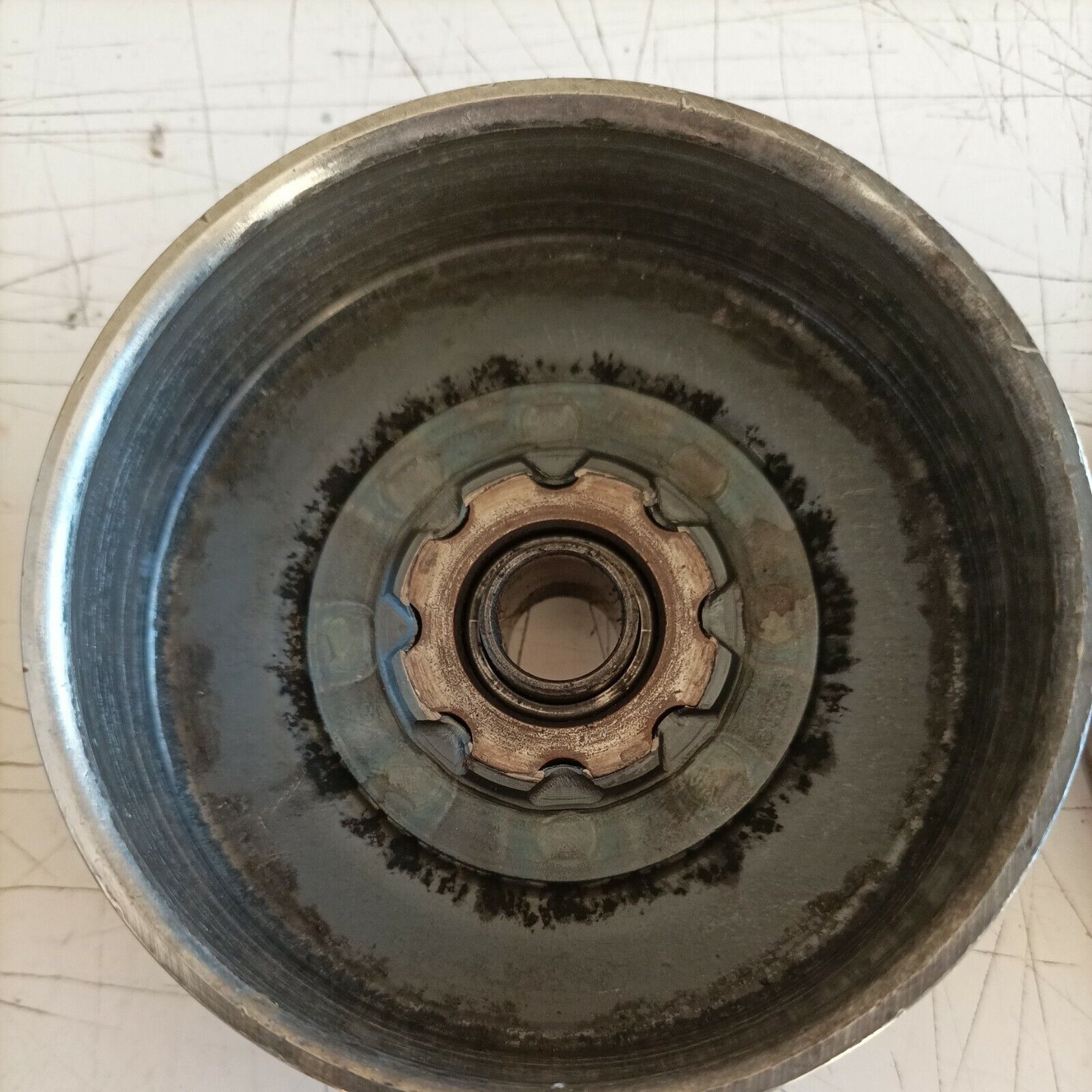 FRIZIONE E CAMPANA ORIGINALE COMPLETA PER MOTOSEGA ALPINA 70 O CASTOR 70