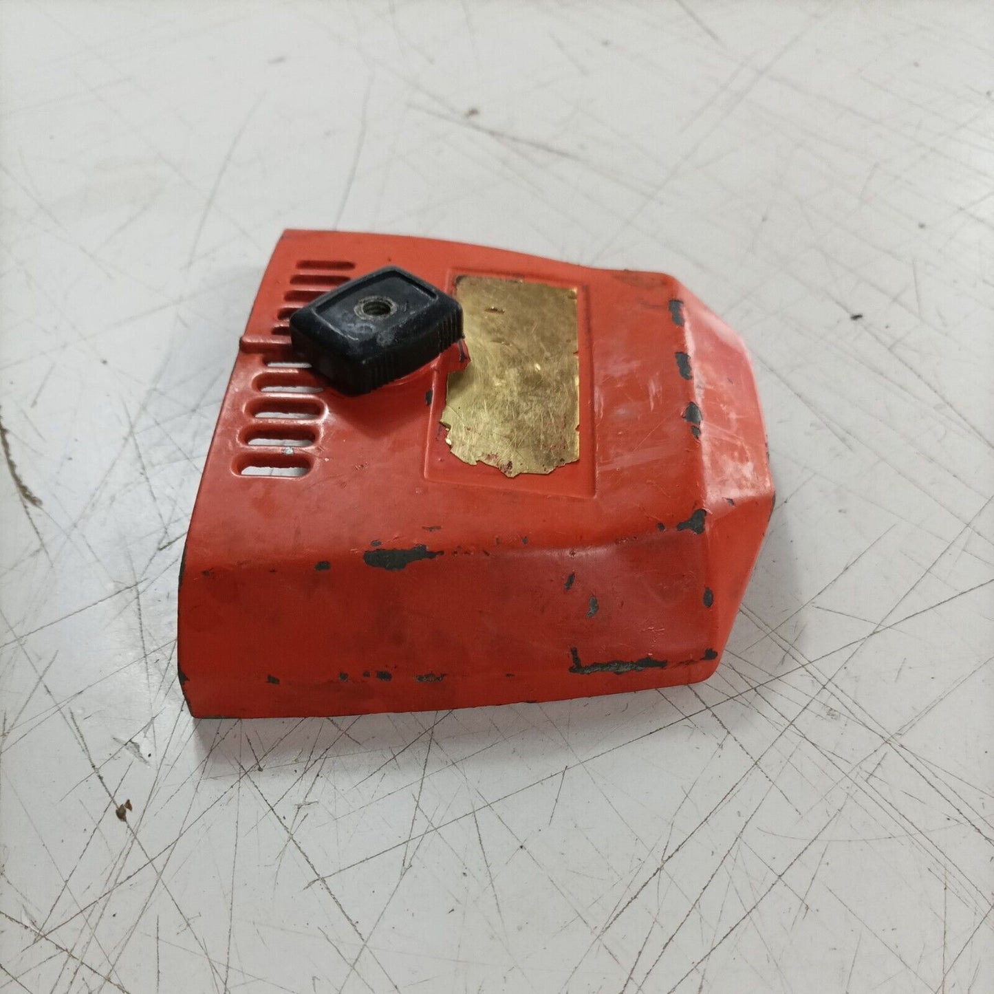 MOTOSEGA CASTOR C70 ALPINA A70 COPERCHIO FILTRO DELL'ARIA ARANCIONE ORIGINALE