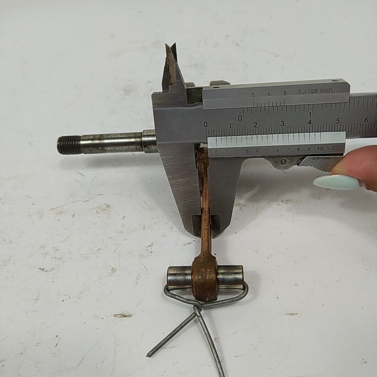 Albero motore originale completo PER MOTOSEGA ALPINA CASTOR 40 41 ricambi usati