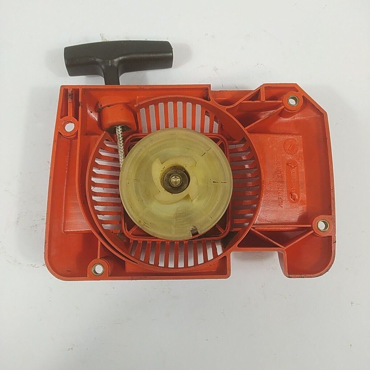 motosega CASTOR ALPINA 450 ricambio COPERCHIO di AVVIAMENTO trascinatore usato