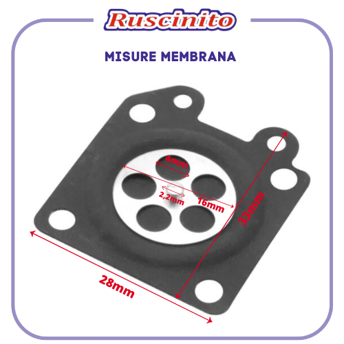 kit MEMBRANA carburatore carburatori WALBRO wt wz per decespugliatore motosega