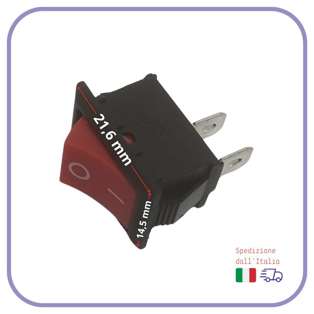 interruttore on off a pulsante per accensione motosega decespugliatore ricambio