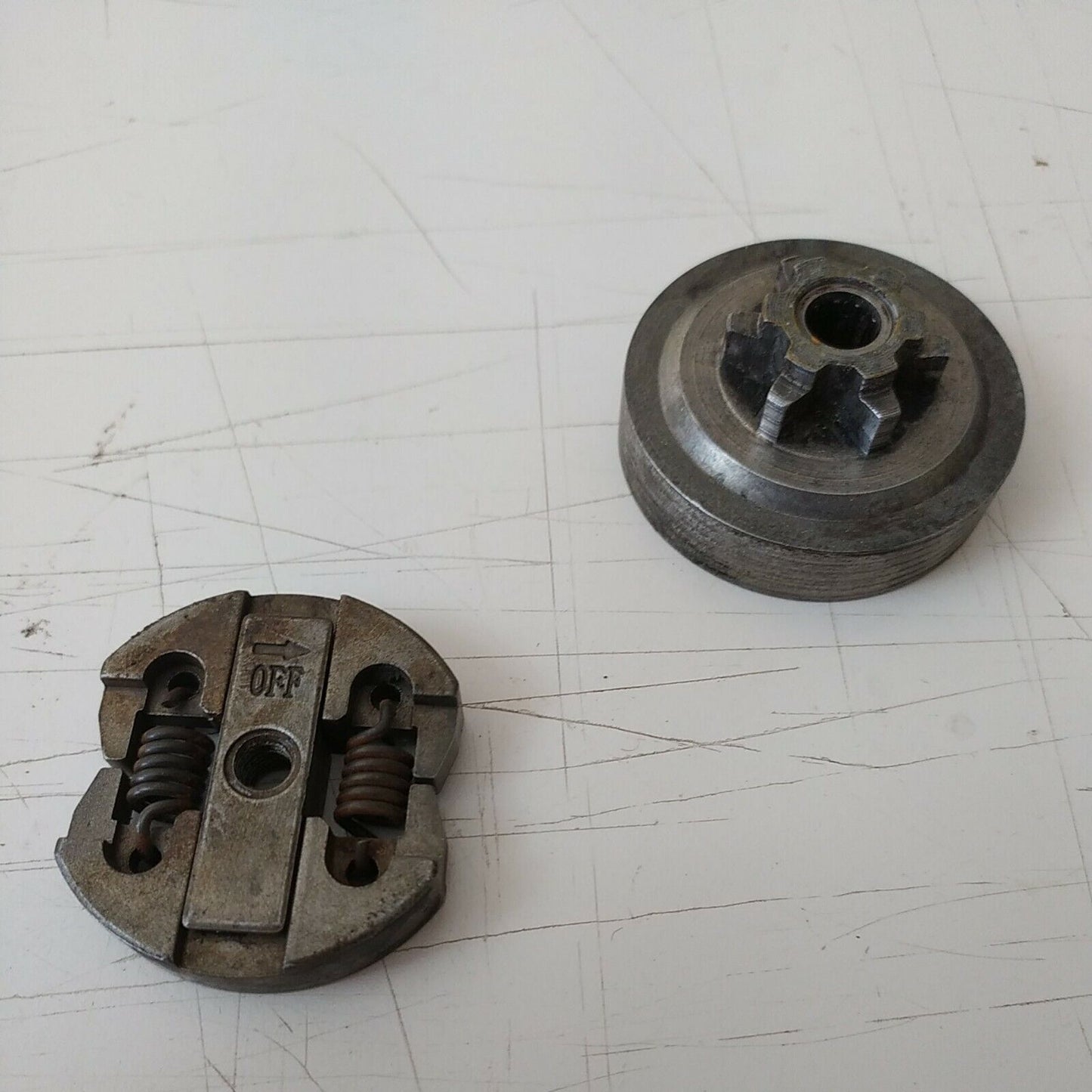 KIT CAMPANA FRIZIONE 3 OTTAVI MOTOSEGA 25 CC 2500 POTATURA CINESE ricambi usati