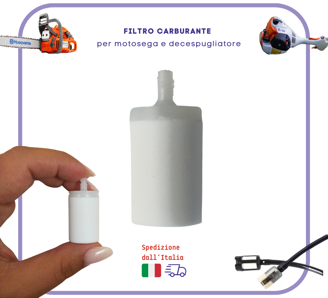 FILTRO benzina CARBURANTE per motosega e decespugliatore HUSQVARNA 372 xp 350 55