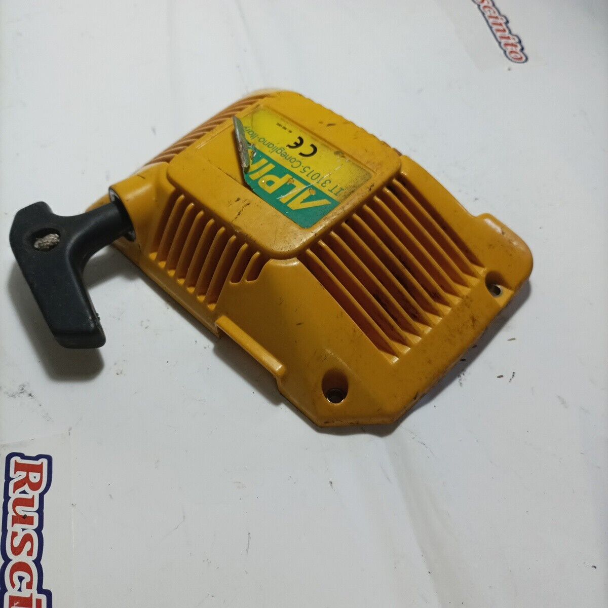motosega ALPINA P- 400 COPERCHIO kit avviamento Autoavvolgente Ricambio Usato