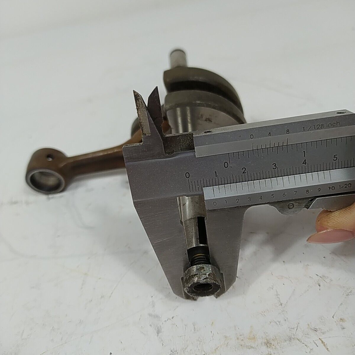 ALBERO MOTORE originale COMPLETO PER MOTOSEGA OPEM SUPER 157 ricambi usati