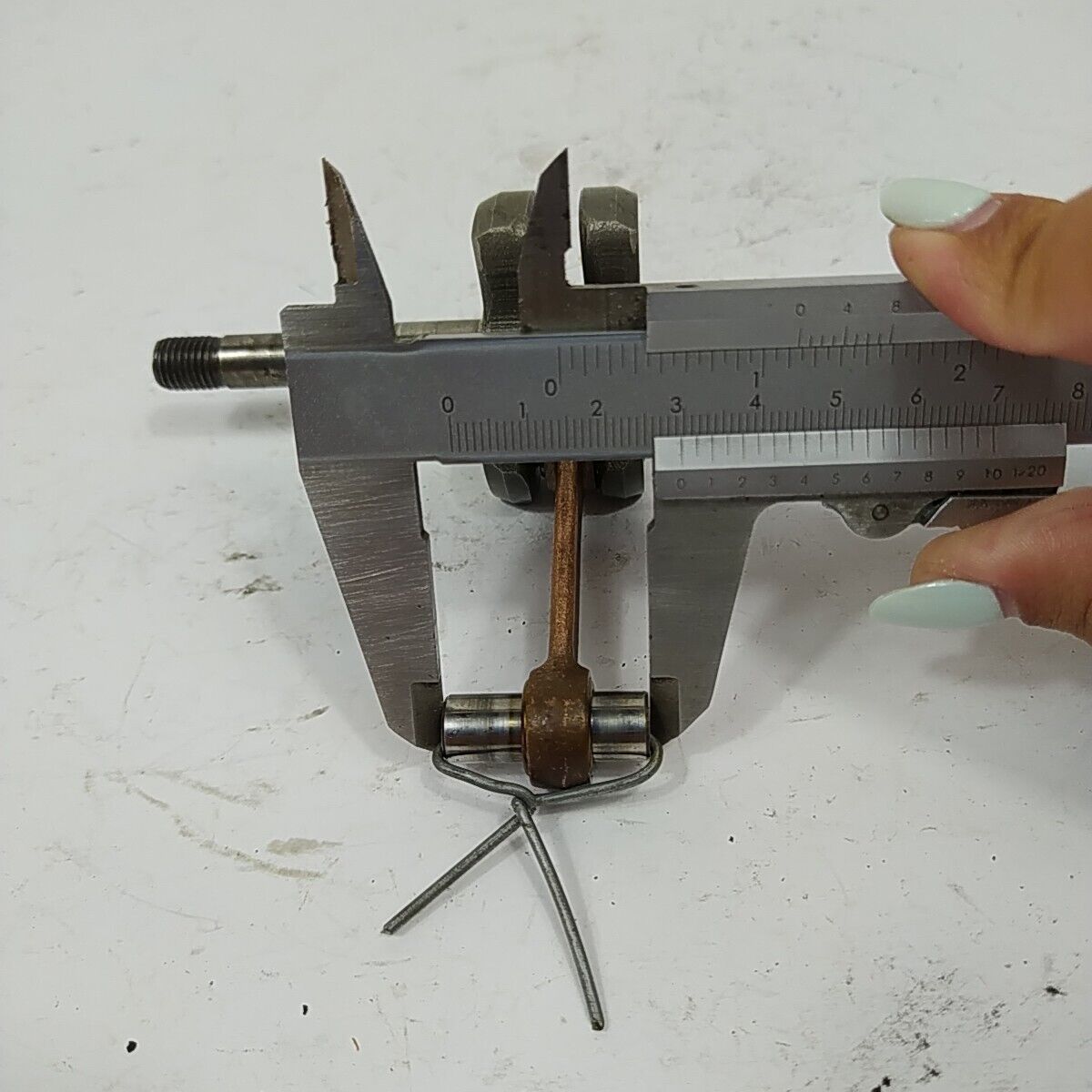 Albero motore originale completo PER MOTOSEGA ALPINA CASTOR 40 41 ricambi usati