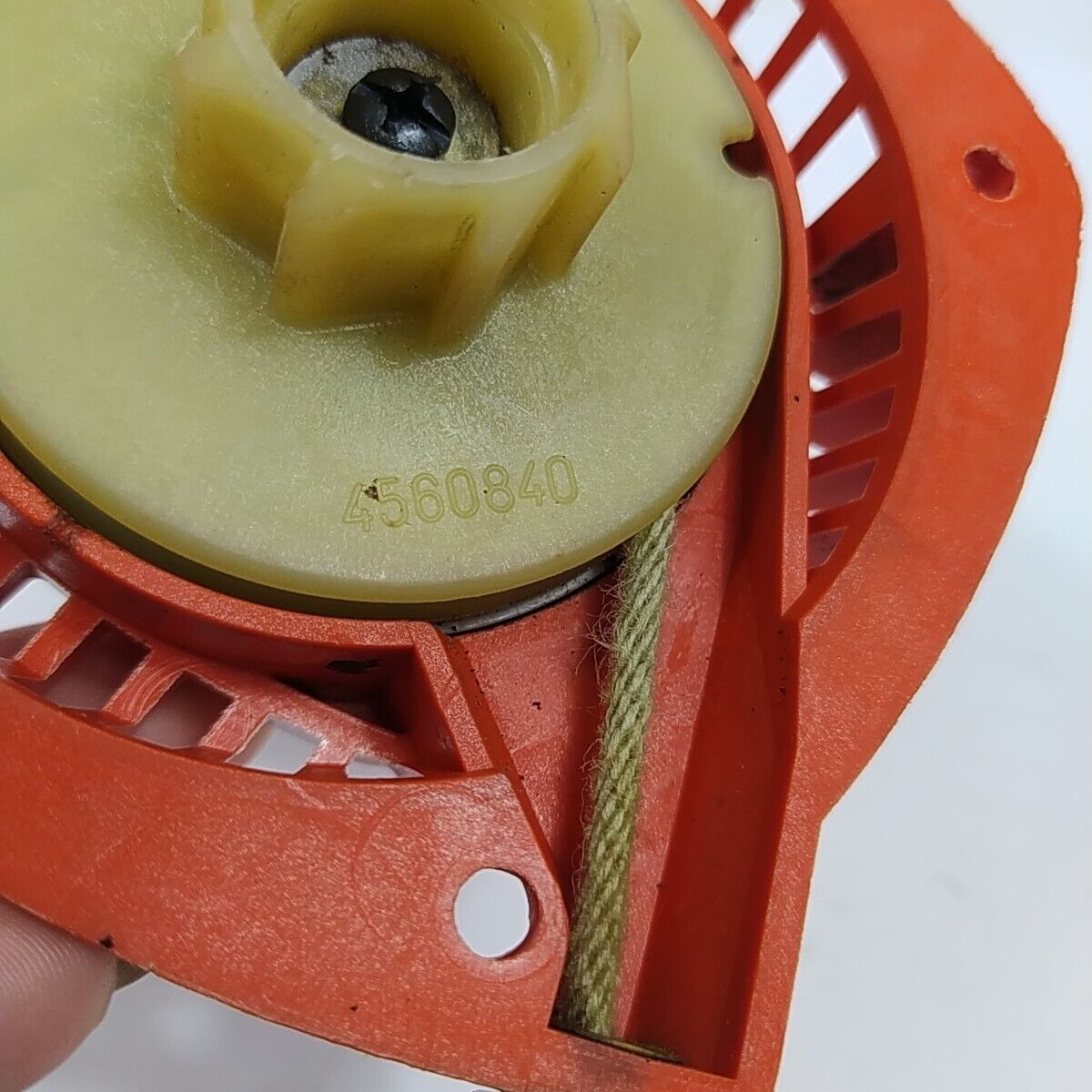 COPERCHIO DI AVVIAMENTO A STRAPPO per motosega CASTOR 438 ricambi usati Alpina
