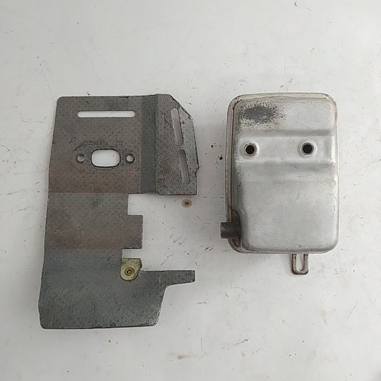 Ricambio MARMITTA SILENZIATORE scarico usato per decespugliatore MARUYAMA 420 42