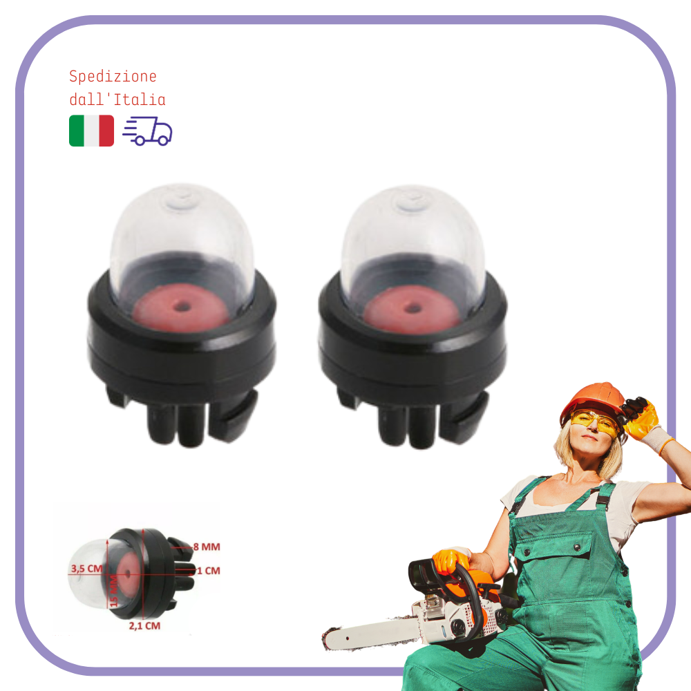 Ricambio POMPETTA PRIMER plastica BENZINA carburatore motosega decespugliatore