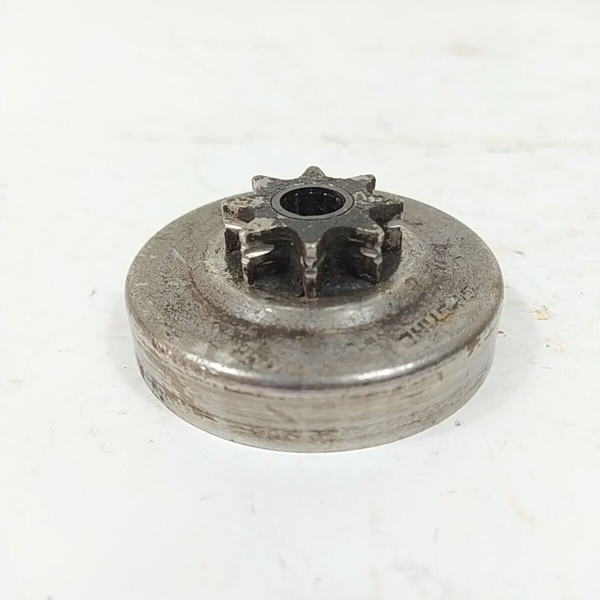 CAMPANA FRIZIONE ROCCHETTO CATENA 8d PER MOTOSEGA STIHL MS 150 ricambi usati