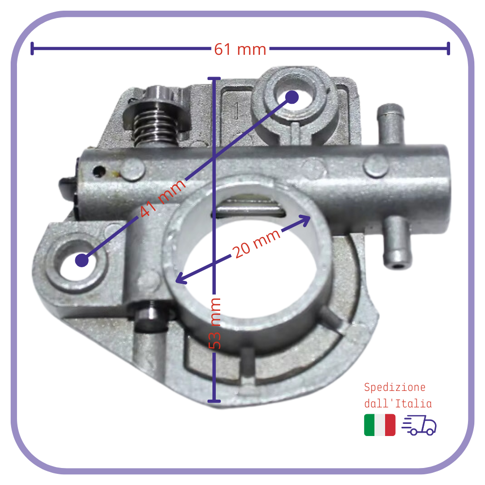 Ricambi POMPA OLIO per motosega ECHO CS 3000 3050 4510 345 346 e Shindaiwa 260