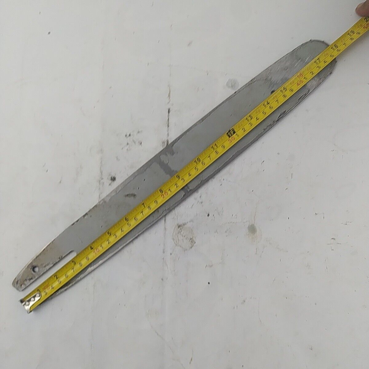 MOTOSEGA CASTOR P 361 ricambio barra LAMA catena taglio Usato