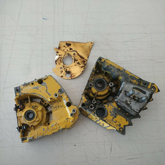 COPPIA CARTER BASAMENTO MOTORE PER  MOTOSEGA ALPINA A 40 CASTOR