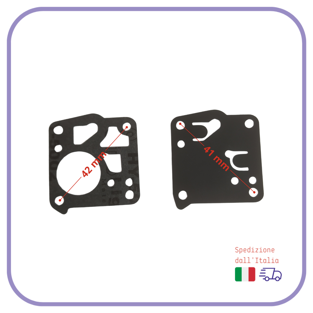 KIT MEMBRANE e guarnizione per carburatore TILLOTSON HS motosega HUSQVARNA STIHL