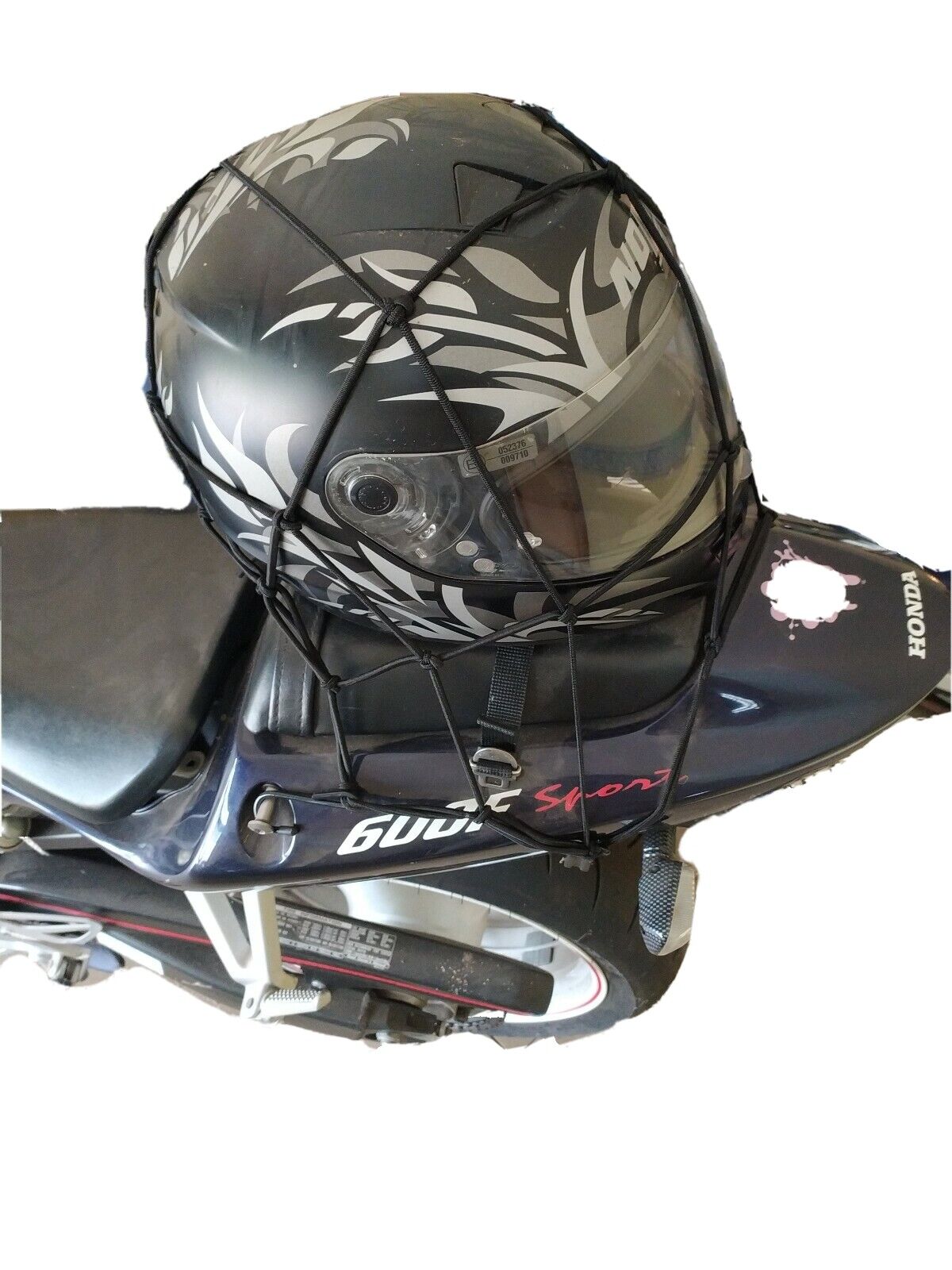 RETE ELASTICIZZATA RAGNO MOTO BICI SCOOTER NERO 90500 portapacchi