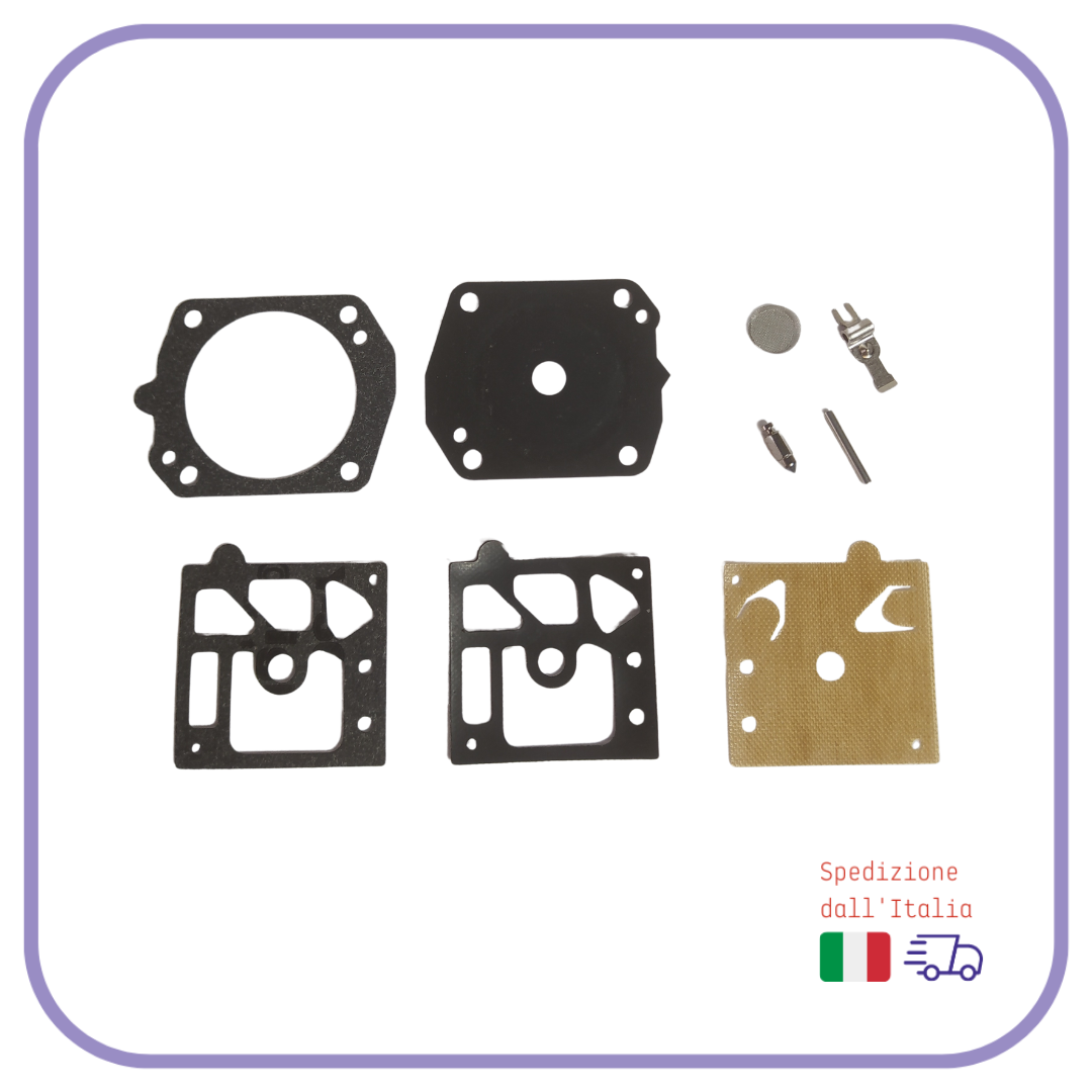 KIT MEMBRANE guarnizione per carburatore K10 HD walbro MOTOSEGA Husqvarna Stihl