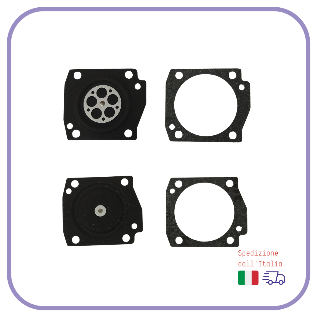 kit MEMBRANA carburatore motosega per HUSQVARNA 340 350 345 345E 340E 346 353