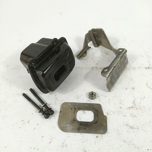 KIT MARMITTA TERMINALE DI SCARICO per motosega OLEO MAC GS 440 ricambi usati
