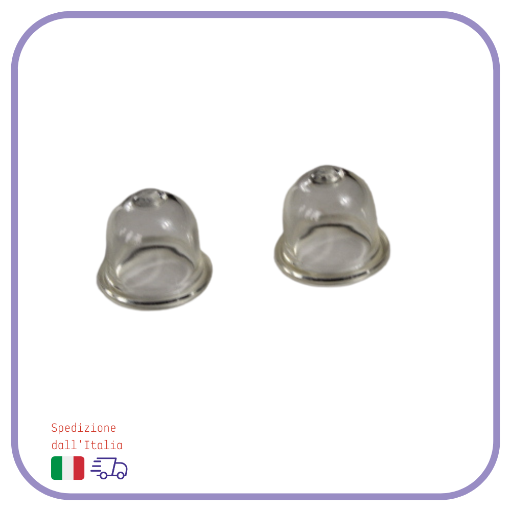 POMPETTA BENZINA DECESPUGLIATORE TAGLIAERBA PRIMER 16 X 22 X19 CARBURATORE 2 PZ