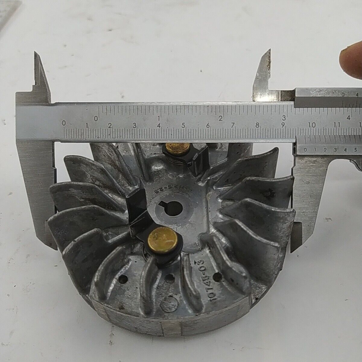 motosega CASTOR ALPINA 450 ricambio VOLANO MAGNETICO di avviamento start Usato