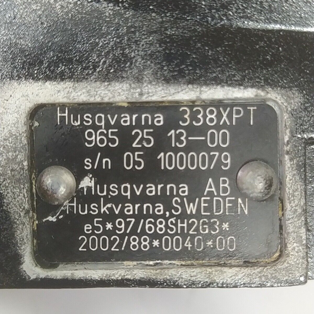 BASAMENTO CILINDRO E POMPA OLIO per motosega HUSQVARNA 338 XPT 334 ricambi usati