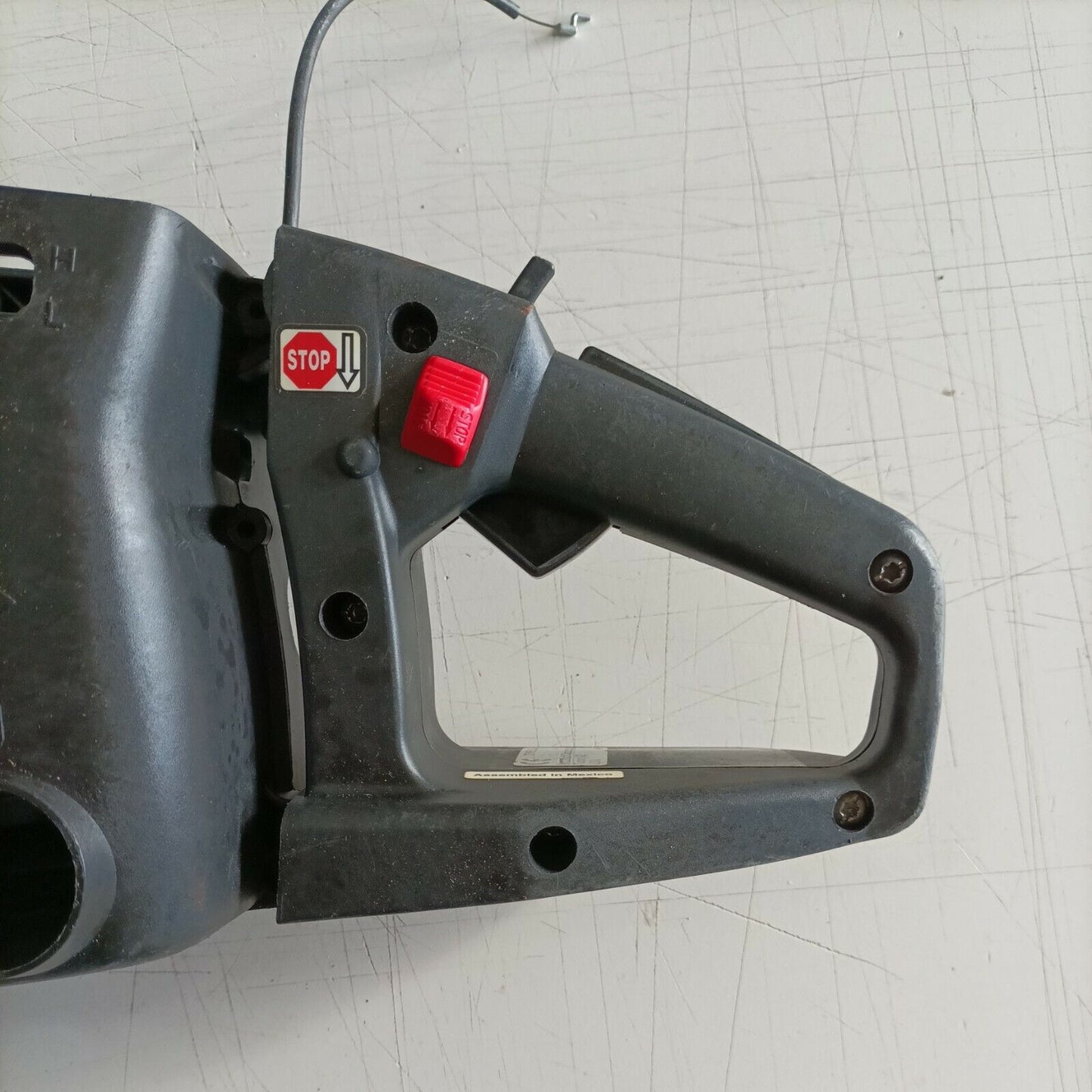 IMPUGNATURA MANICO ACCELERAZIONE PER MOTOSEGA MCCULLOCH MACCAT 839 ricambi usati