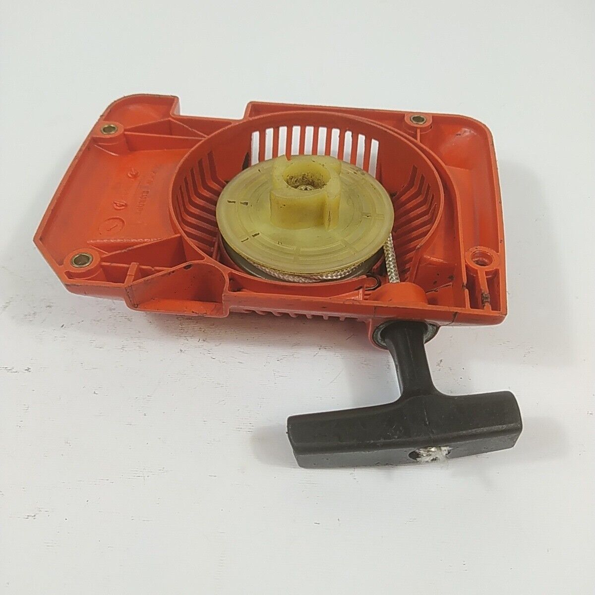 motosega CASTOR ALPINA 450 ricambio COPERCHIO di AVVIAMENTO trascinatore usato