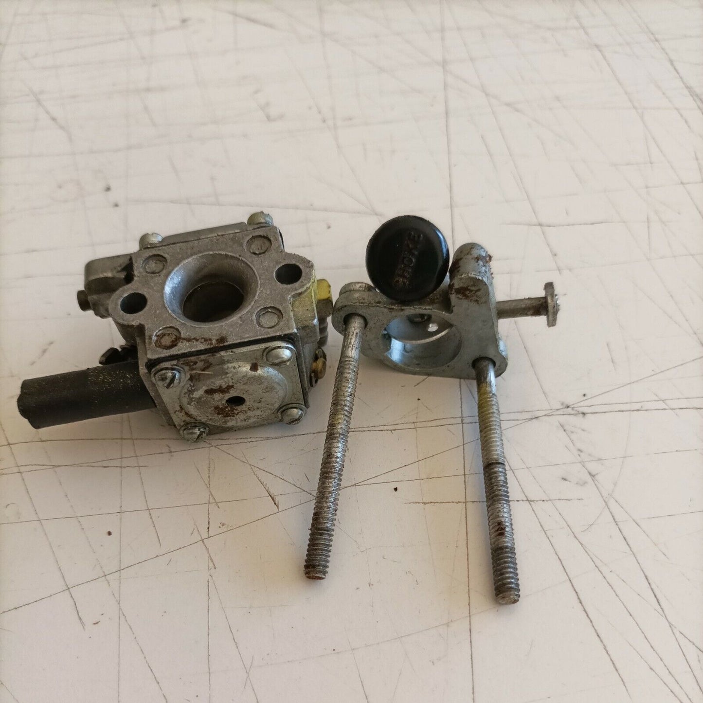 carburatore LEVA ARIA PER MOTOSEGA PIONEER EASY ARC START P20 ricambi usati
