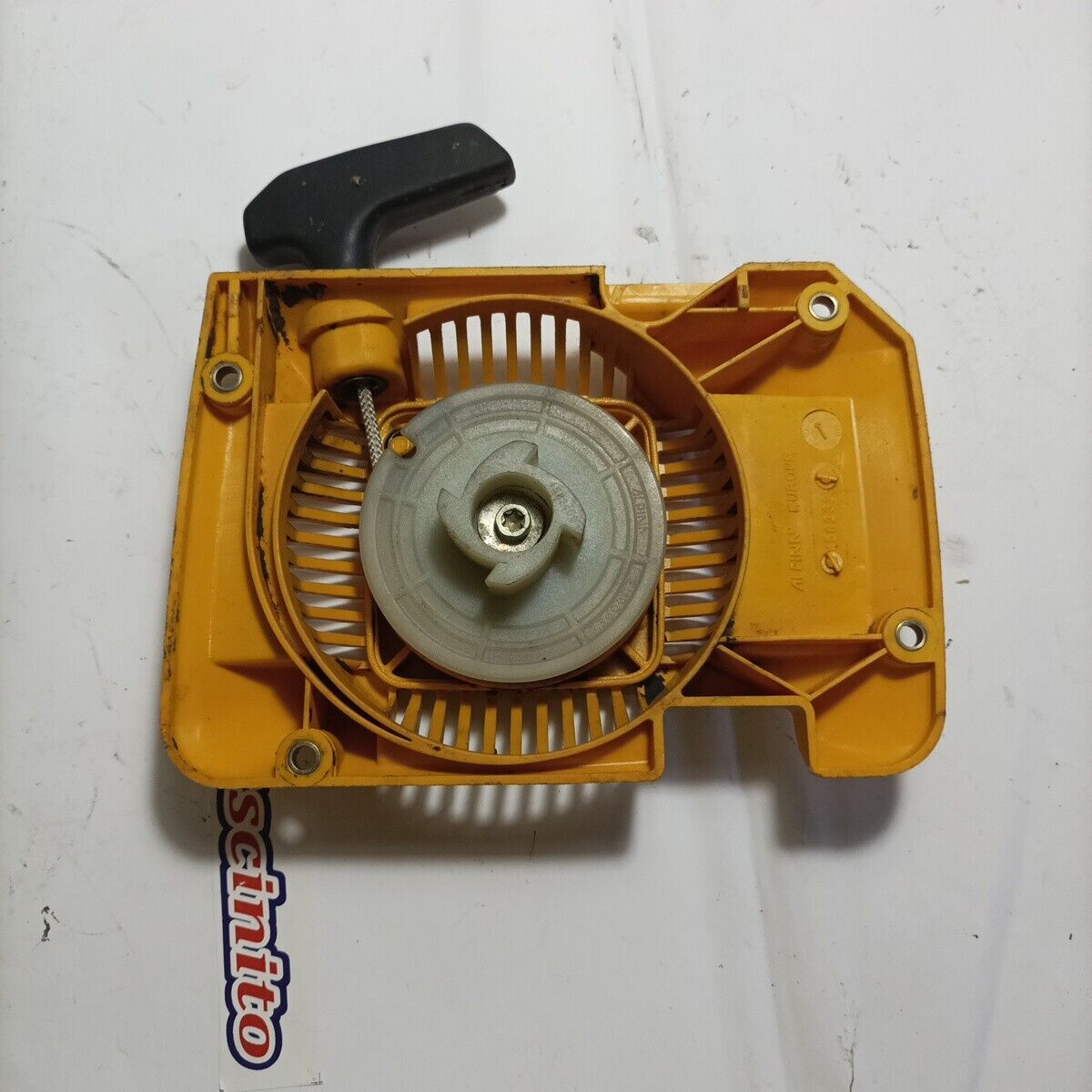 motosega ALPINA P- 400 COPERCHIO kit avviamento Autoavvolgente Ricambio Usato