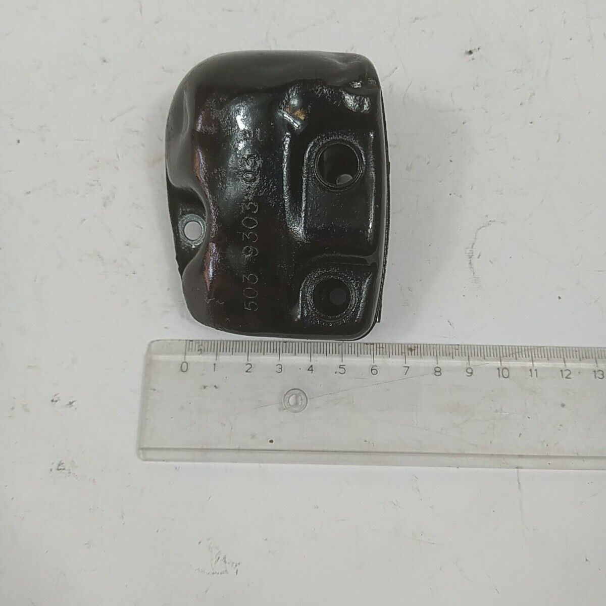 MARMITTA SILENZIATORE TERMINALE per motosega HUSQVARNA 338 XPT 334 ricambi usati