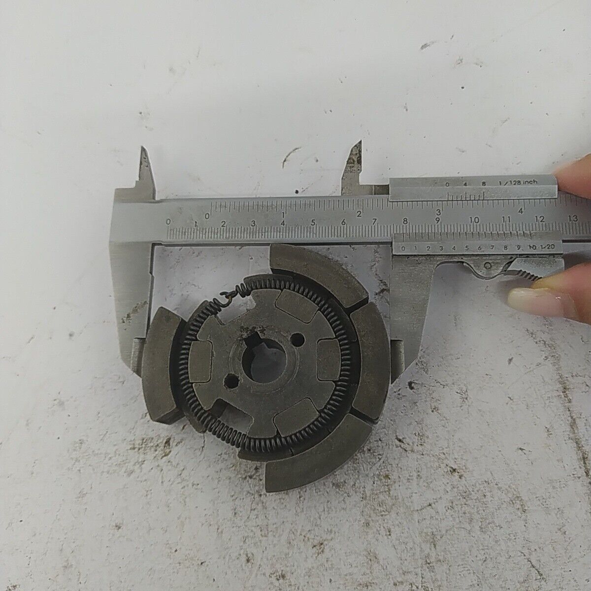 MOTOSEGA ALPINA prof 70 0-70 CASTOR ricambio FRIZIONE TRASMISSIONE catena usata