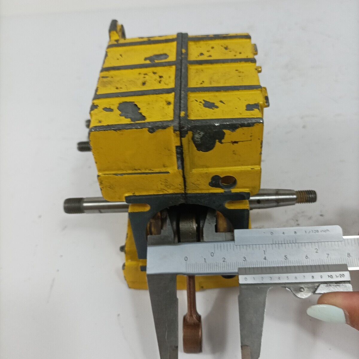 CARTER basamento e albero motore PER MOTOSEGA ALPINA CASTOR 41 45 ricambi usati