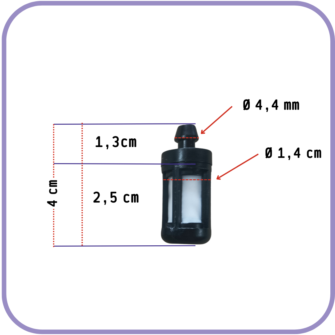TUBO E FILTRO CARBURANTE BENZINA per motosega STIHL sthil 017 018 MS 170 180 460