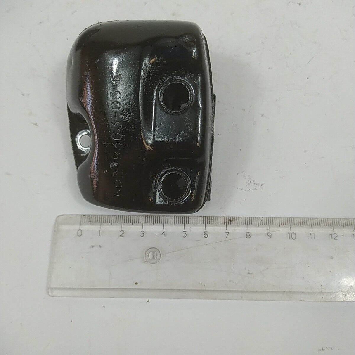 MARMITTA SILENZIATORE TERMINALE per motosega HUSQVARNA 338 XPT 334 ricambi usati