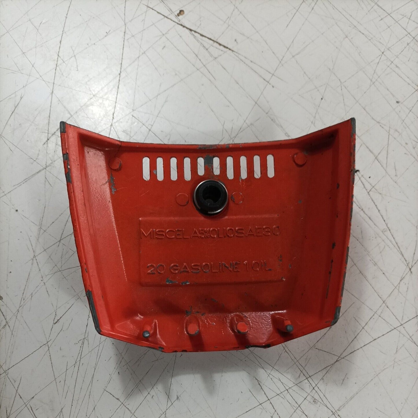 MOTOSEGA CASTOR C70 ALPINA A70 COPERCHIO FILTRO DELL'ARIA ARANCIONE ORIGINALE