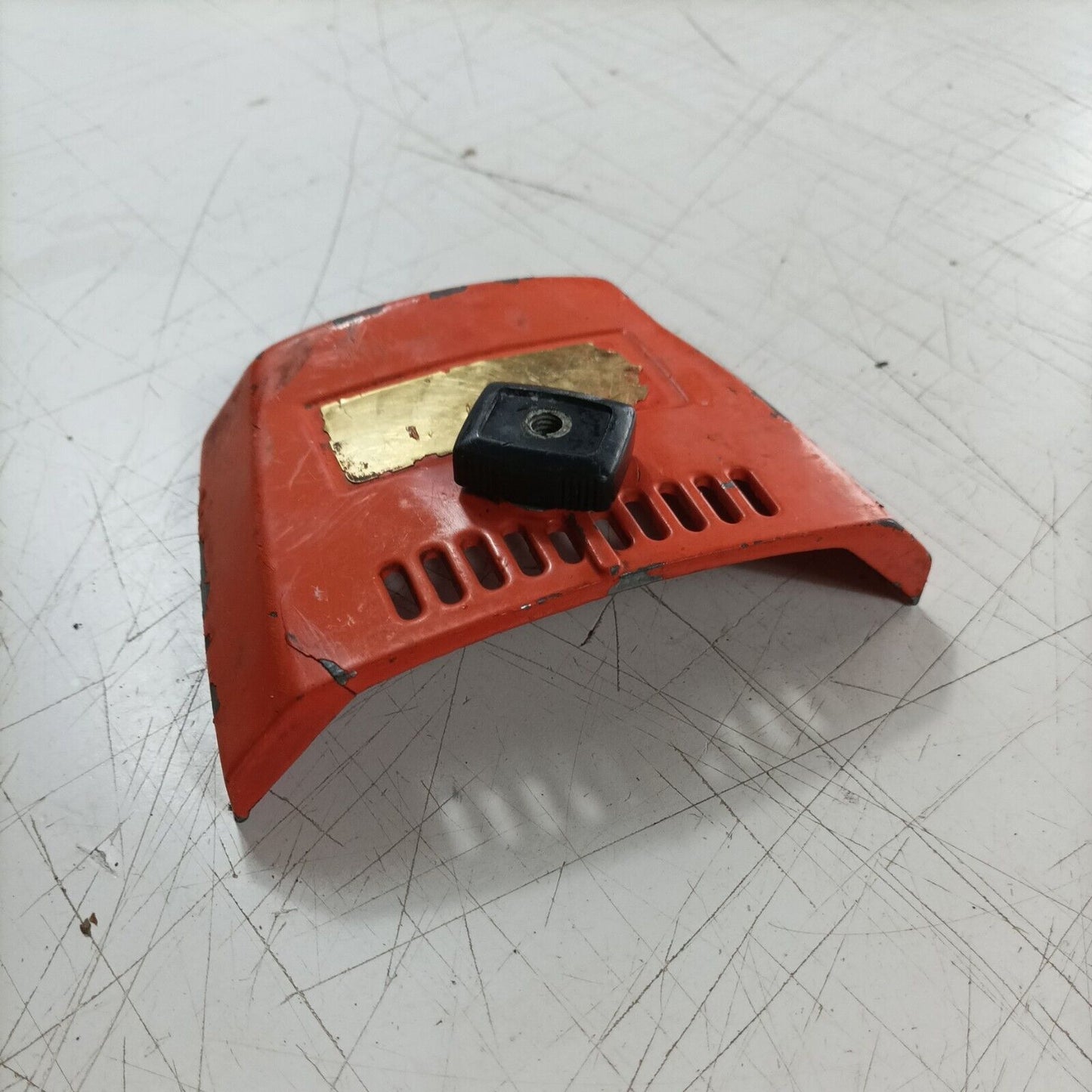 MOTOSEGA CASTOR C70 ALPINA A70 COPERCHIO FILTRO DELL'ARIA ARANCIONE ORIGINALE